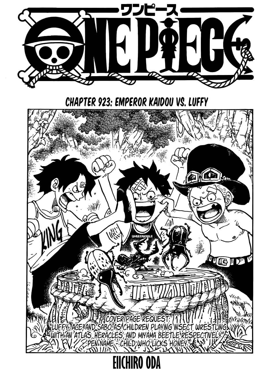 One Piece - Chapter 923 Page 1