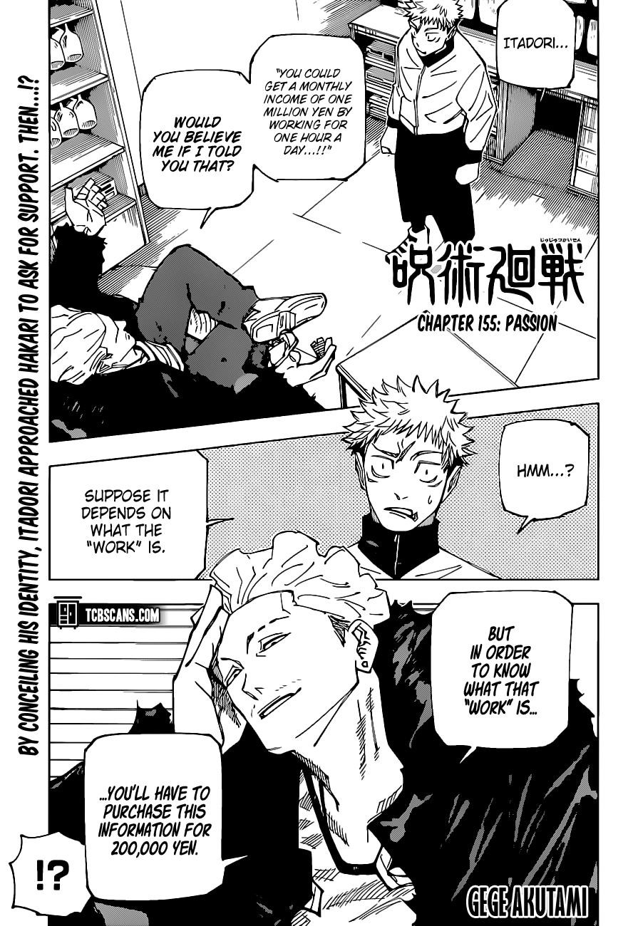 Jujutsu Kaisen - Chapter 155 Page 1