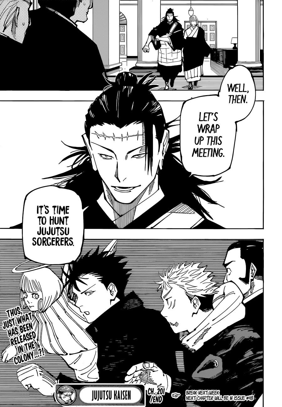 Jujutsu Kaisen - Chapter 201 Page 18